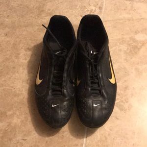 Nike athletic sneakers size 6 black